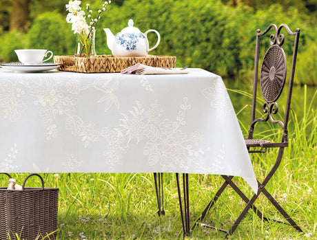 PVC Waterproof Tablecloth | Easy Clean Dining Table Cover