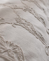 Polyester Double Bedspread Set - Fleuve Embroidered Design