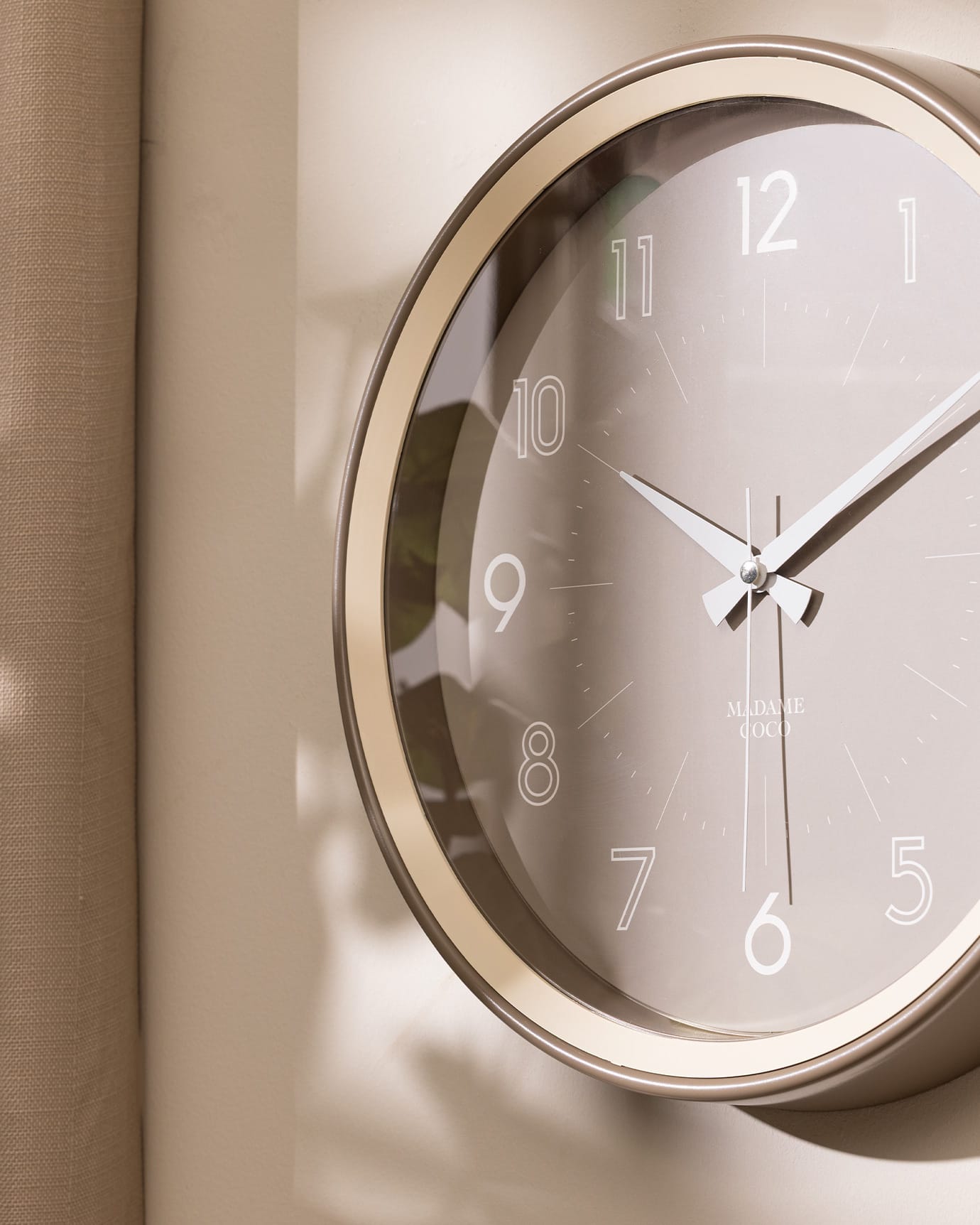 Plastic Wall Clock - Elara Modern Minimalist Home Decor Accent
