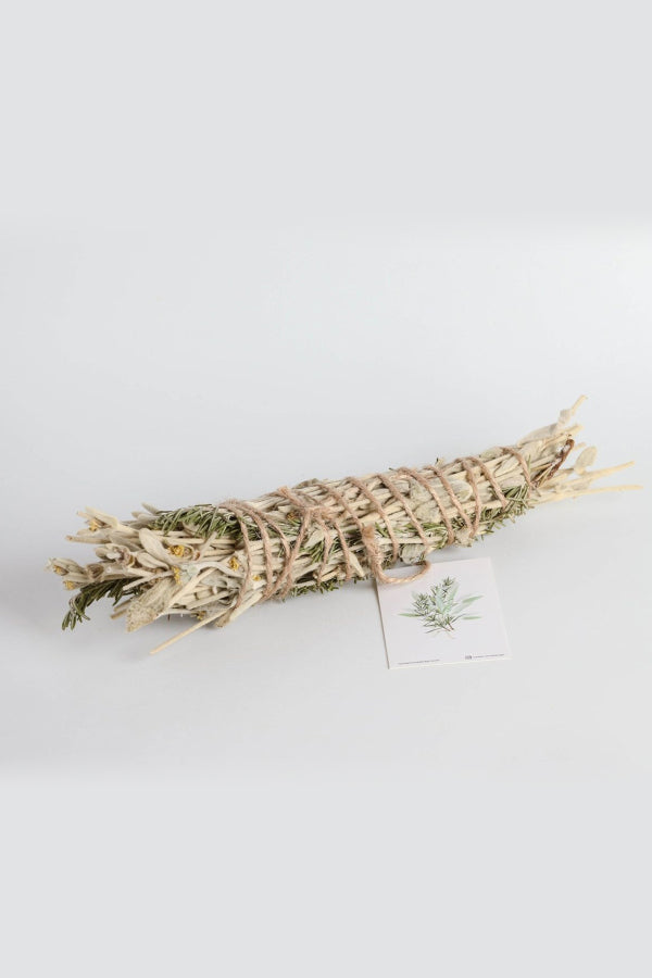 Natural Sage and Rosemary Aromatic Cleansing Smudge Stick