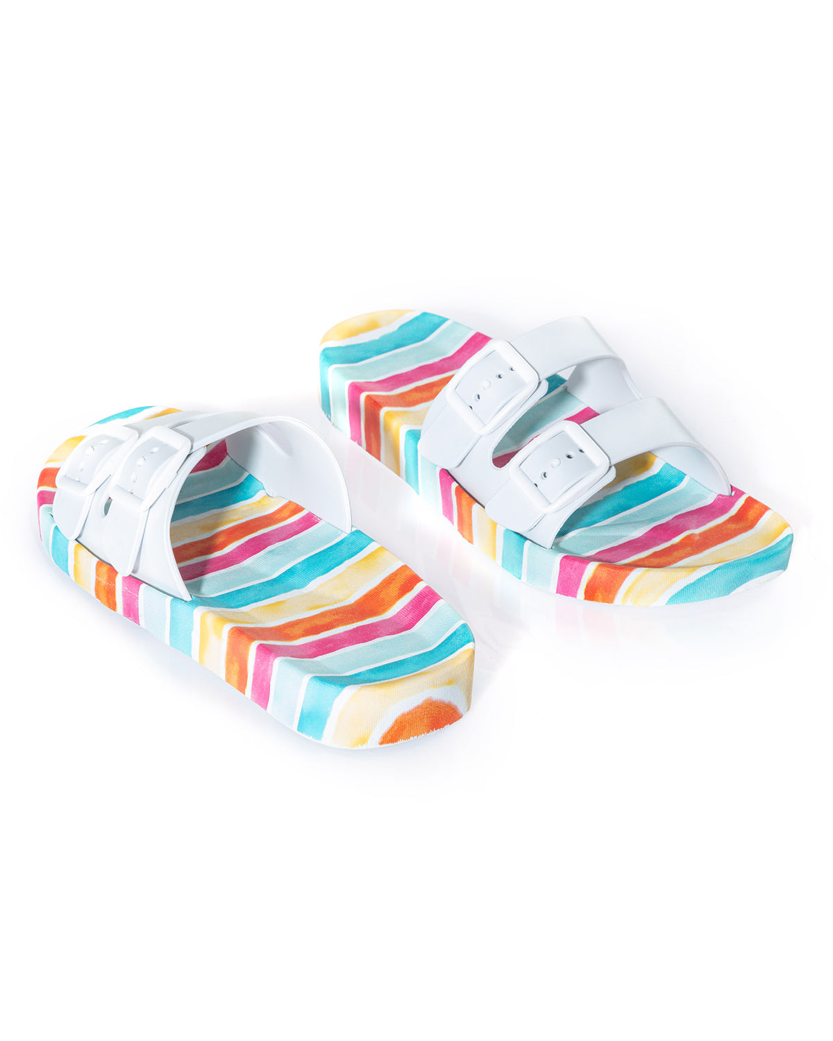 PVC Women's Slippers - Colorful Design