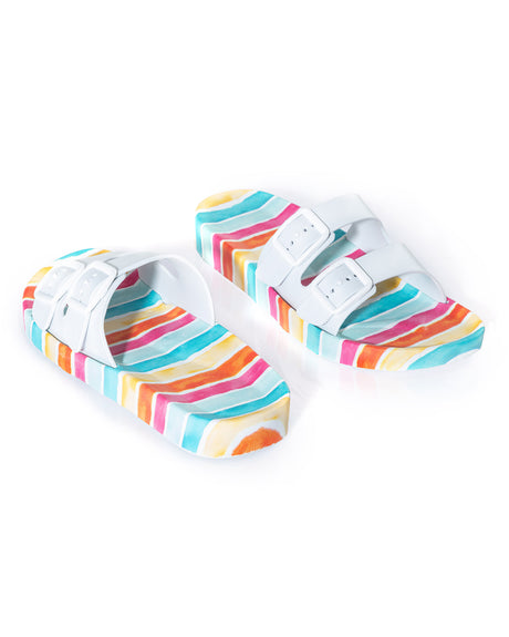 PVC Women's Slippers - Colorful Design