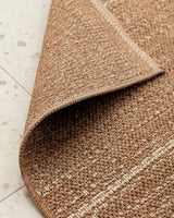 Durable Polypropylene Flatweave Rug - Melanee Beige & Ecru Design