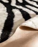 Polyester Throw Blanket - Modern Black & White Design