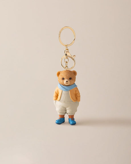Paddington Bear Keychain Accessory - Salmon & Blue