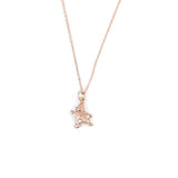 925 Sterling Silver Clown Charm Necklace - Unique Whimsical Design