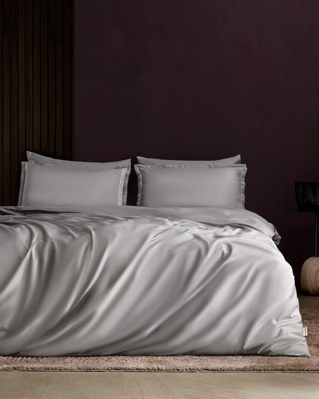 Clarette King Size Bamboo Sateen Duvet Cover Set