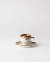 Porcelain 6-Person Coffee Cup Set - Mathilda Classic Design