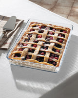 Borosilicate Glass Baking Dish - Clear, Durable & Heat-Resistant