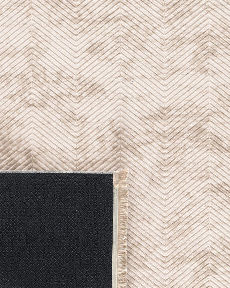 Eze Pattern Earth Tone Area Rug for Living Room - Brown