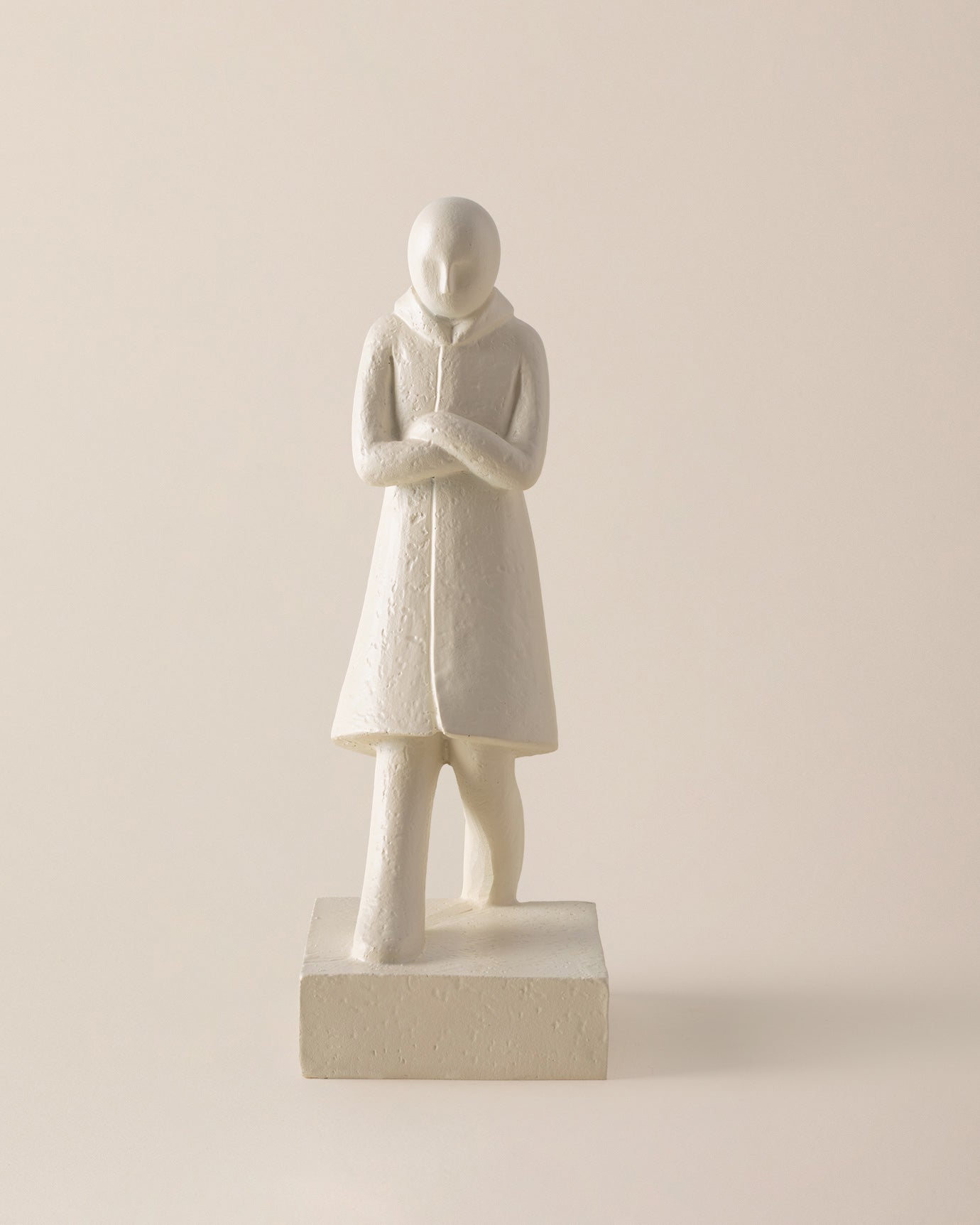Resin Bookend - Elegant Soft Grey Decor for Contemporary Spaces