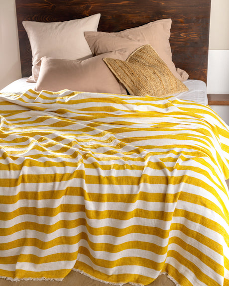 Cotton Blend Double Bedspread - Aviral Design