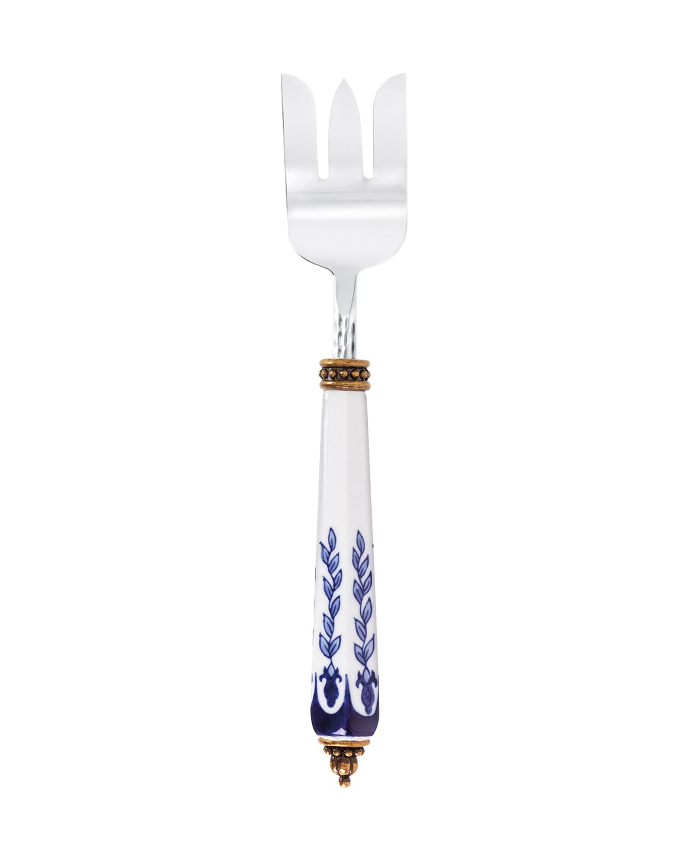 Ceramic Handle Stainless Steel Serving Fork - Rêve Bleu Design