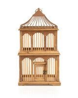 Bamboo Decorative Bird Cage - Brigitte Rustic Home Accent