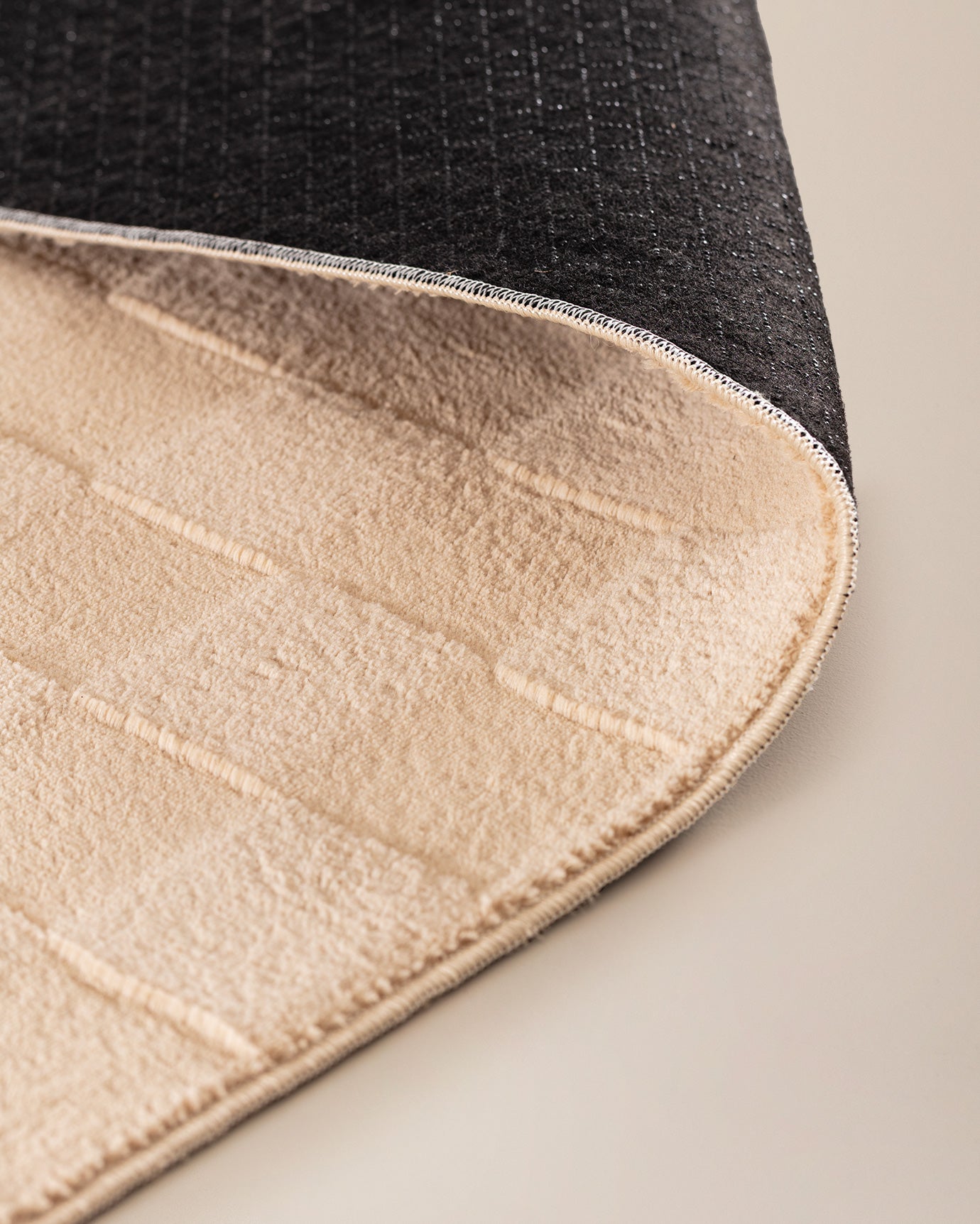 Textured Silk Relief Area Rug - Mink Taupe