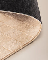 Textured Silk Relief Area Rug - Mink Taupe