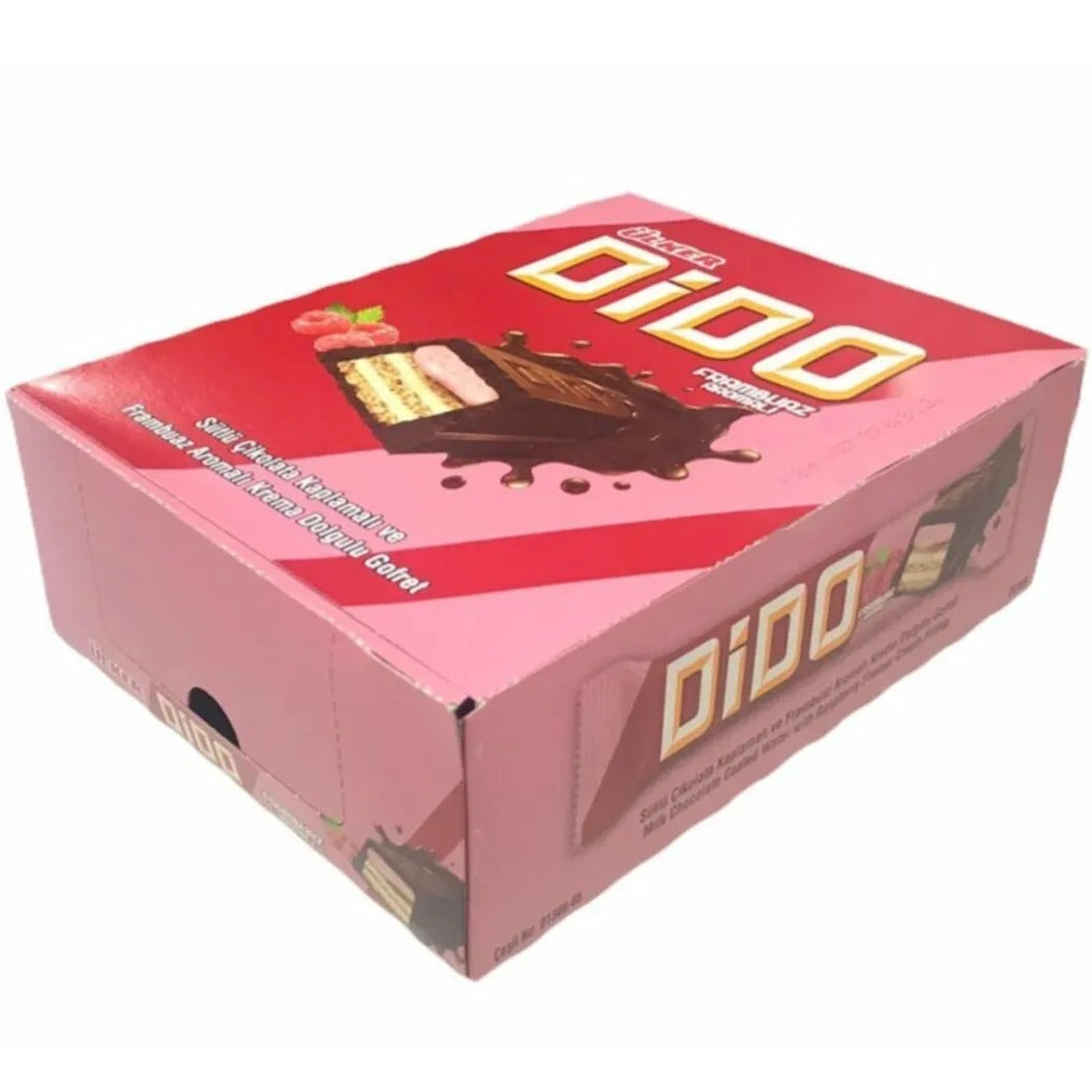 أولكر | بار ويفر مغطى بالشوكولاتة محشي بكريمة التوت