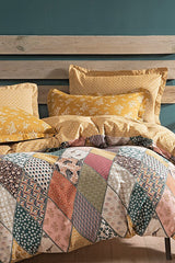Astrid Double Patchwork Duvet Cover Set - 100% Cotton