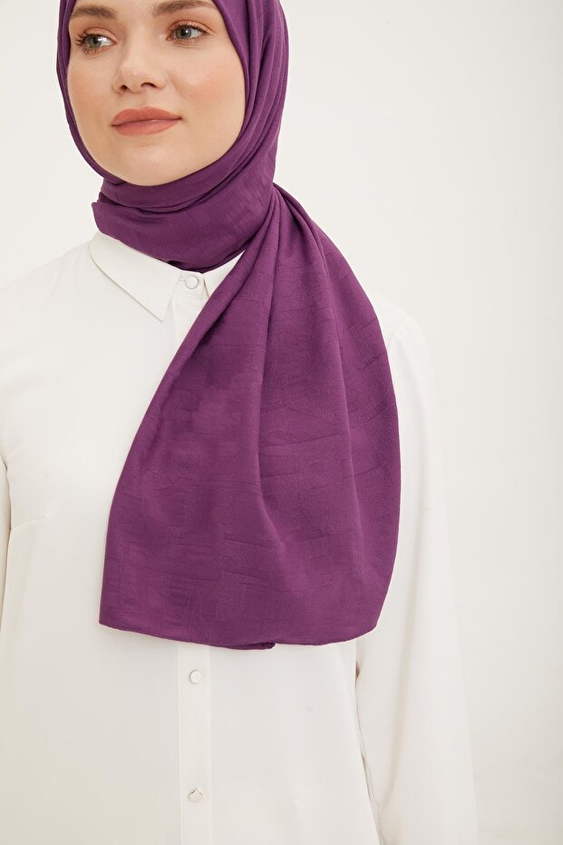 Geometric Pattern Jazz Shawl - Wrinkle-Free & 100% PES