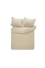 Naturalis Double Ranforce Washed Duvet Cover Set - Beige