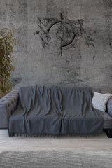 Sidney Double Cotton Pique Coverlet - 200x230 Cm, Soft & Breathable