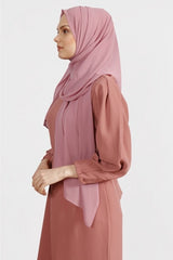 Châle en Chiffon Léger - Rose Sec