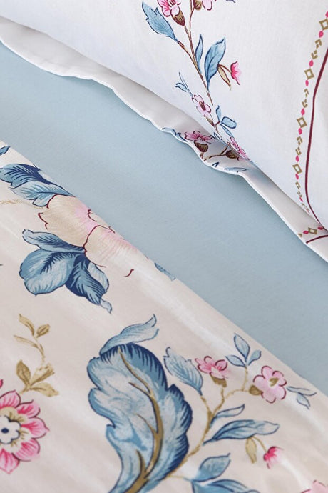 Ilena Fuchsia 100% Cotton Double Duvet Cover Set