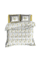 Bloom 100% Cotton Ranforce Fitted Double Duvet Cover Set - 4 Pieces