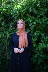 Practical Jersey Shawl - Soft Viscose & Stylish Copper