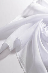 Plain White Inner Headscarf & Shawl