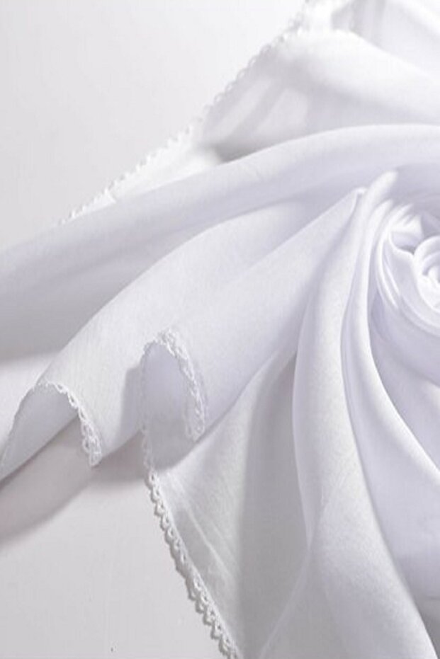 Plain White Inner Headscarf & Shawl