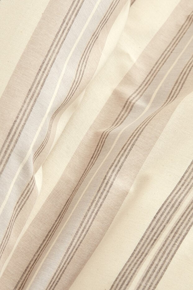 Tahara Single Duvet Cover Set - 100% Cotton Beige