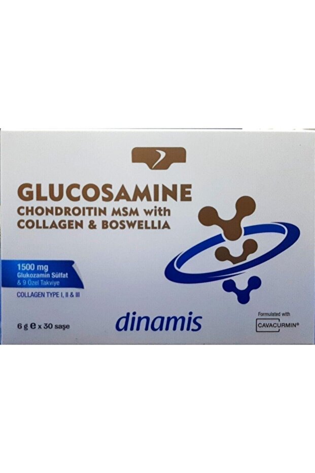 Glucosamin Chondroitin MSM Kollagen Boswellia - 30 Sachets til Ledhelse