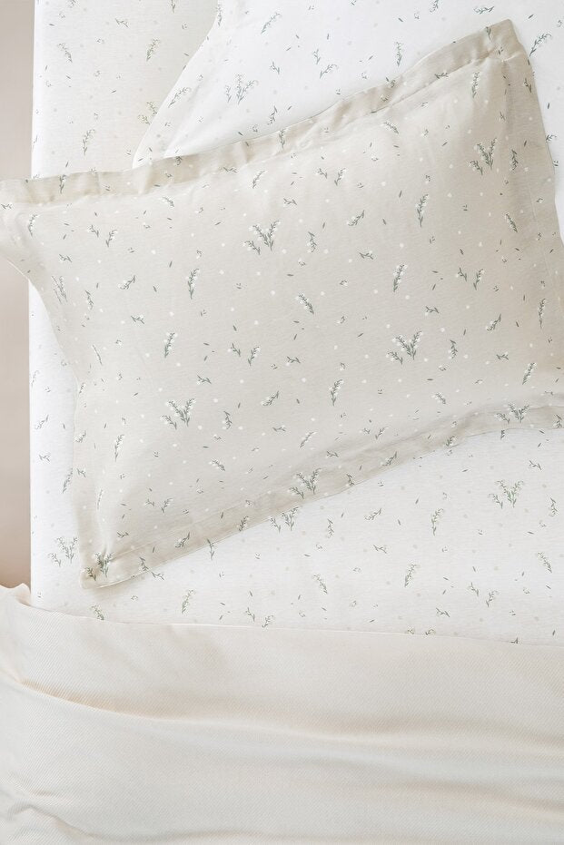 Ramona Single Size Bamboo Cotton Pique Set - Ecru