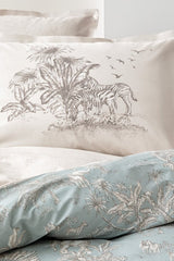 Aster Single 100% Cotton Ranforce Duvet Cover Set - Sage