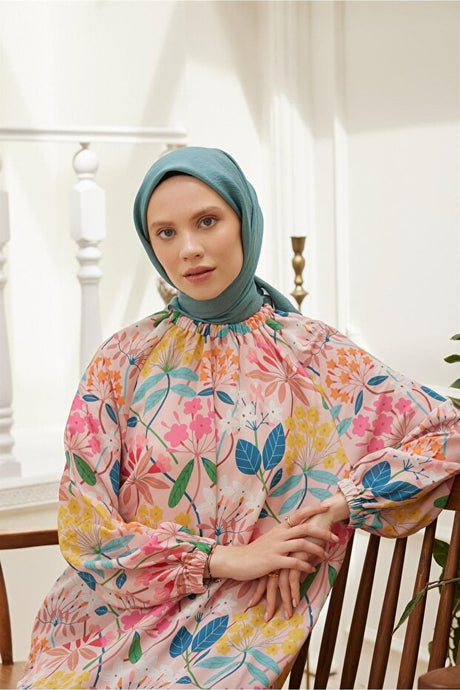 Enkel Silke Viskose Tørklæde - Mint, Åndbar