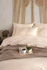 100% Cotton Washed Double Duvet Cover Set 200x220 cm