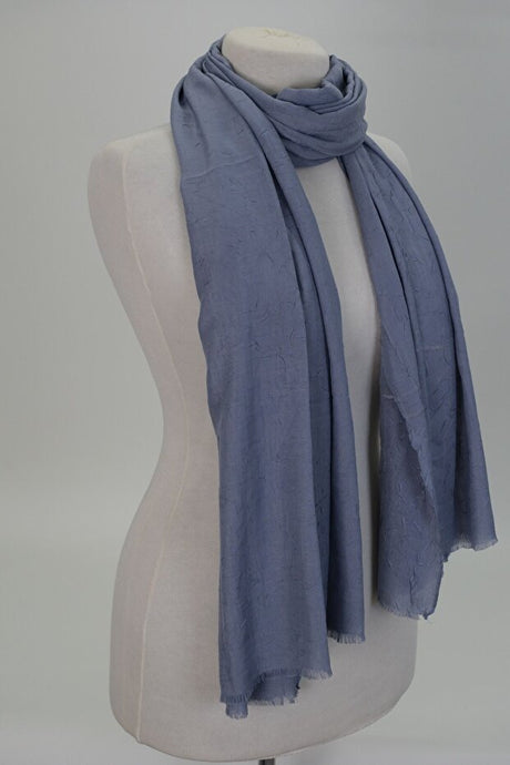 Bamboo Crinkle Shawl - Wrinkle-Free & 4-Season Comfort