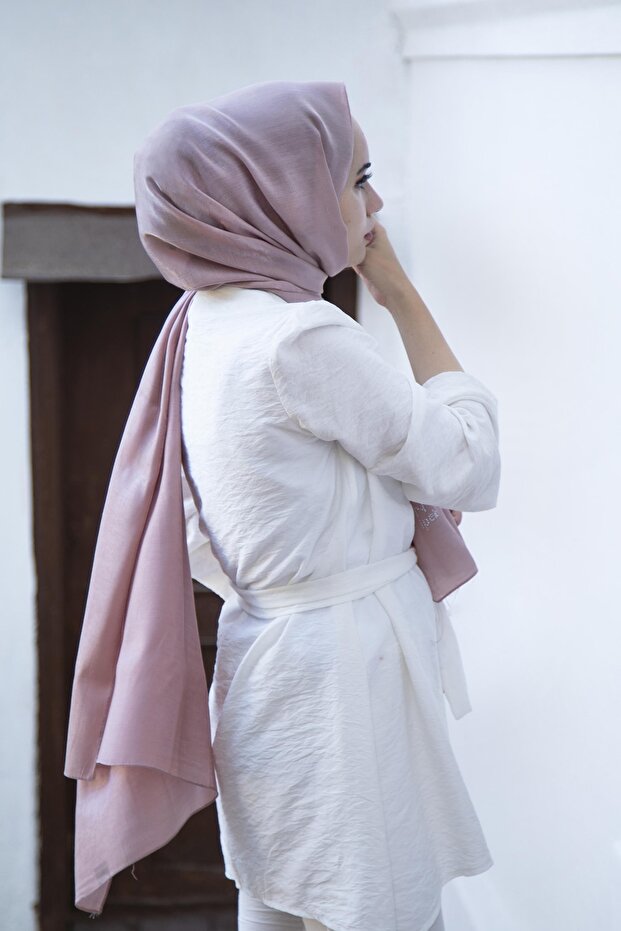 Janjan Rose Pink Shawl Lightweight & Elegant
