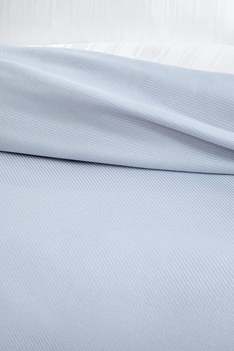 Anders Double Bamboo Cotton Pike - Soft & Breathable Light Blue