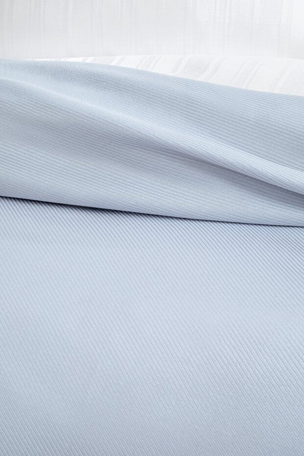 Anders Double Bamboo Cotton Pike - Soft & Breathable Light Blue