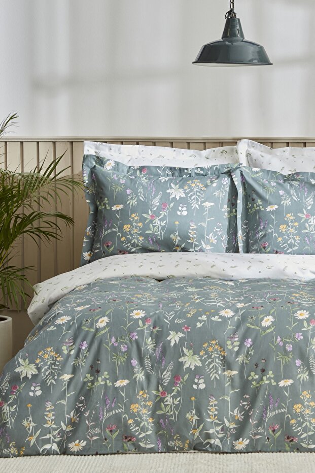 Evergreen Single Duvet Cover Set - 100% Cotton