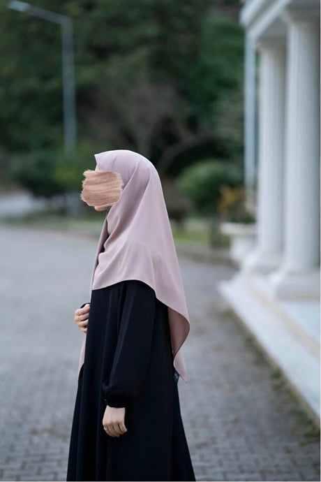 Large Medine Silk Hijab - Breathable & Easy to Style