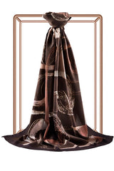 Châle en soie de luxe Medina - Brun Beige