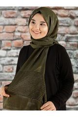 Hayal Evening Shawl - Khaki, Breathable & Lightweight