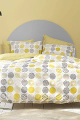 Yuna Yellow 100% Cotton Single Duvet Cover Set