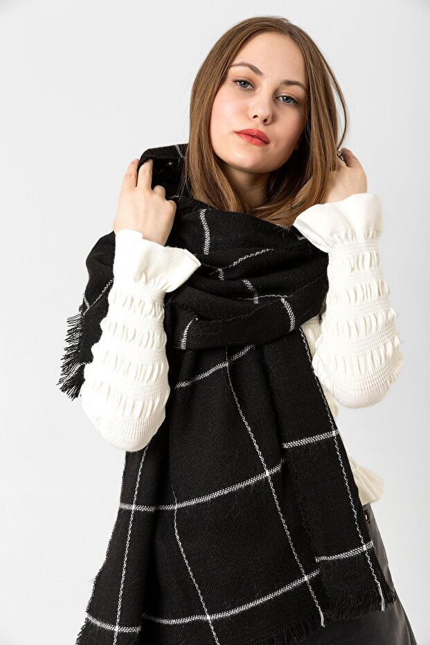 Soft Plaid Women's Scarf
