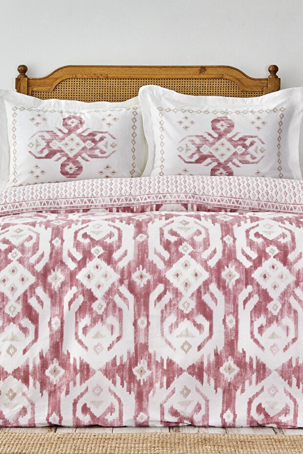 Neos Powder 100% Cotton Double Duvet Cover Set