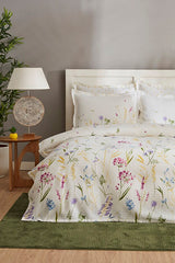 Jody Double Floral Pique Bed Set - 100% Cotton