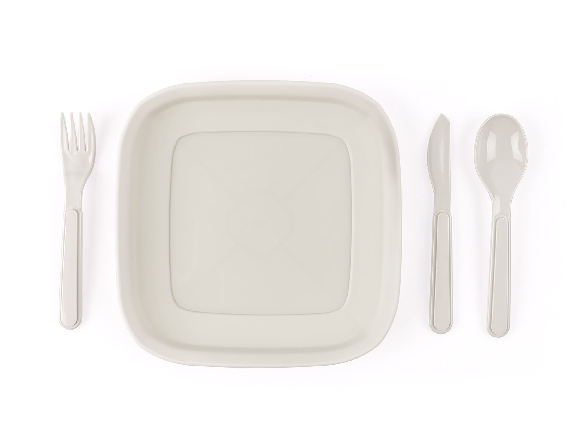 Plastic Picnic Set - Durable & Modern Outdoor Dining Essentials